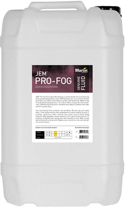 Martin JEM Pro-Fog Fluid Quick Dissipating 25L - ProSound and Stage Lighting