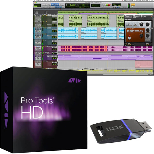 Avid Pro Tools HD Perpetual Software License with iLok - ProSound and Stage Lighting