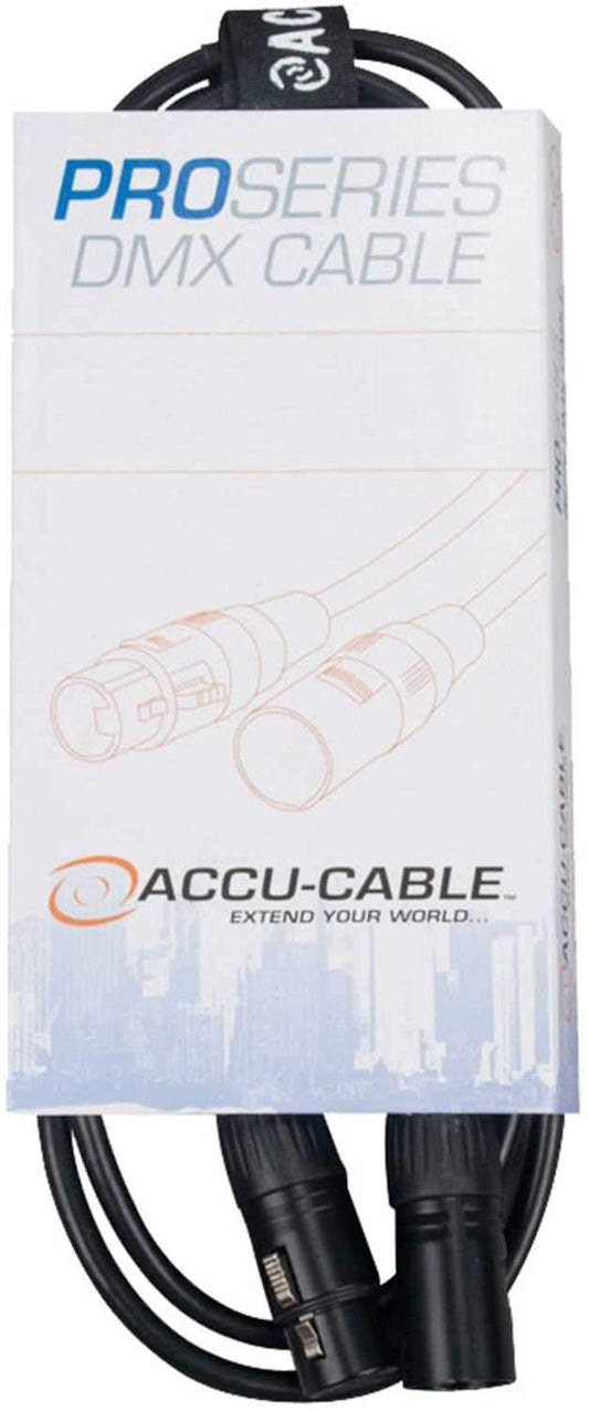 Accu-Cable Pro 3Pin XLR F to XLR M DMX Cable 100Ft - ProSound and Stage Lighting