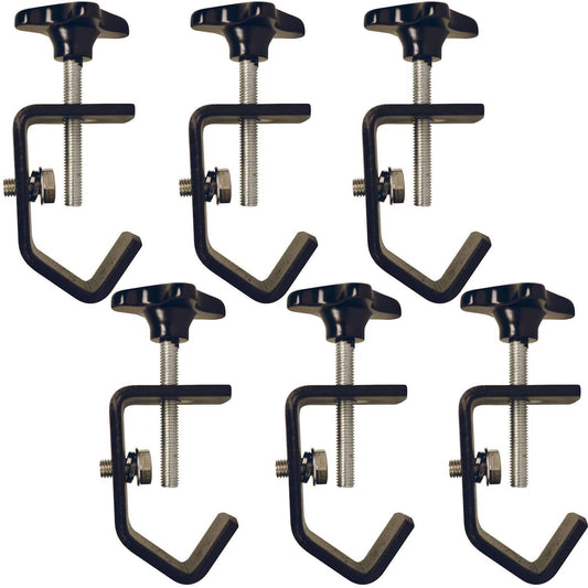 Metal Light Duty C-Clamp For Truss - 06 Pack - ProSound and Stage Lighting