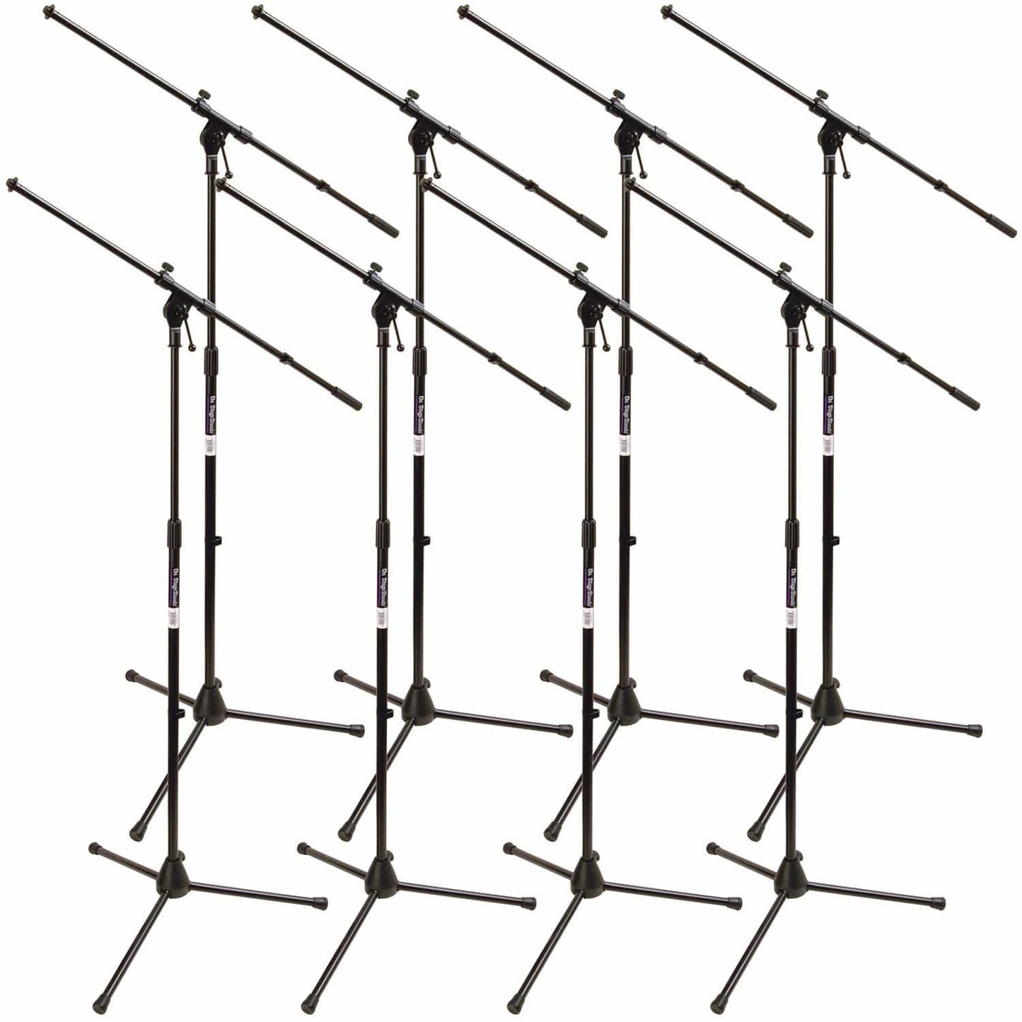 On-Stage MP-A300 Boom Microphone Stand - 8 Pack - ProSound and Stage Lighting