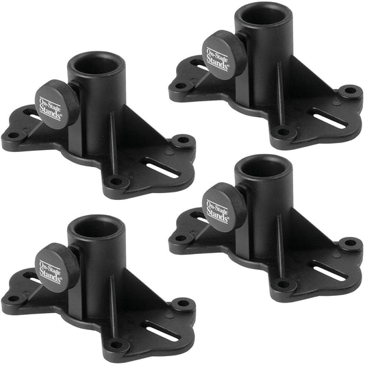 Exterior Mounting Speaker Stand Bracket 4-Pack - ProSound and Stage Lighting