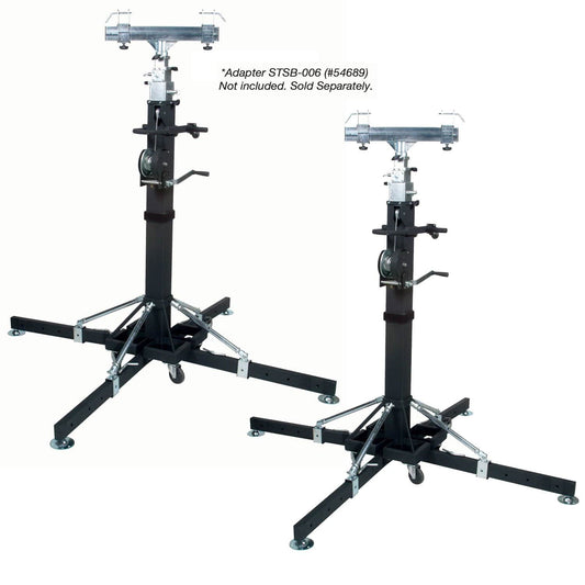 Global Truss ST180 Crank Stand with Outriggers 2-Pack - ProSound and Stage Lighting