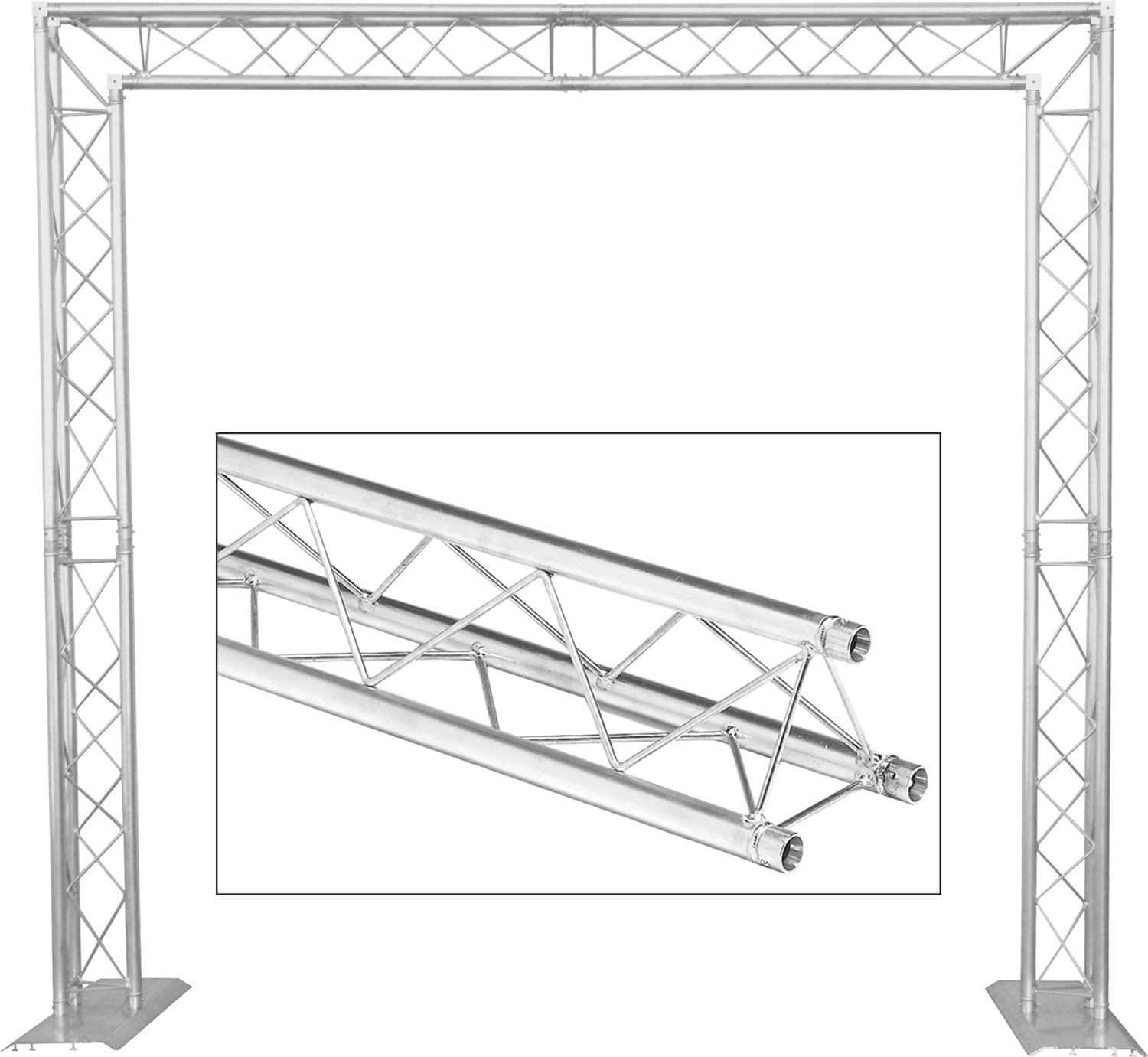 Global Truss F23 Mini Truss Goal Post System with 0.5M F23 Extension - ProSound and Stage Lighting