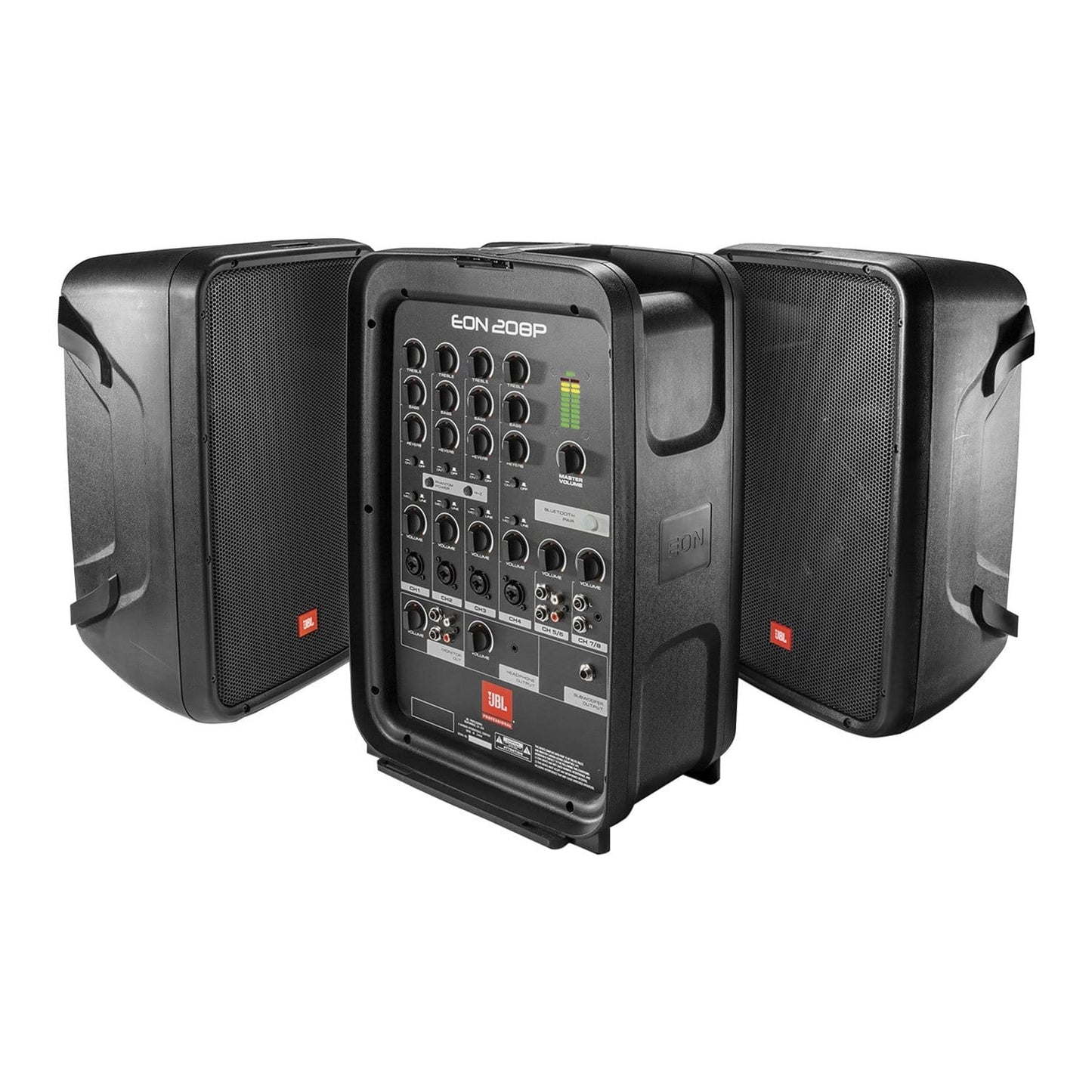JBL EON208P Portable PA System with Shure BLX24 PG58 Mic System - ProSound and Stage Lighting