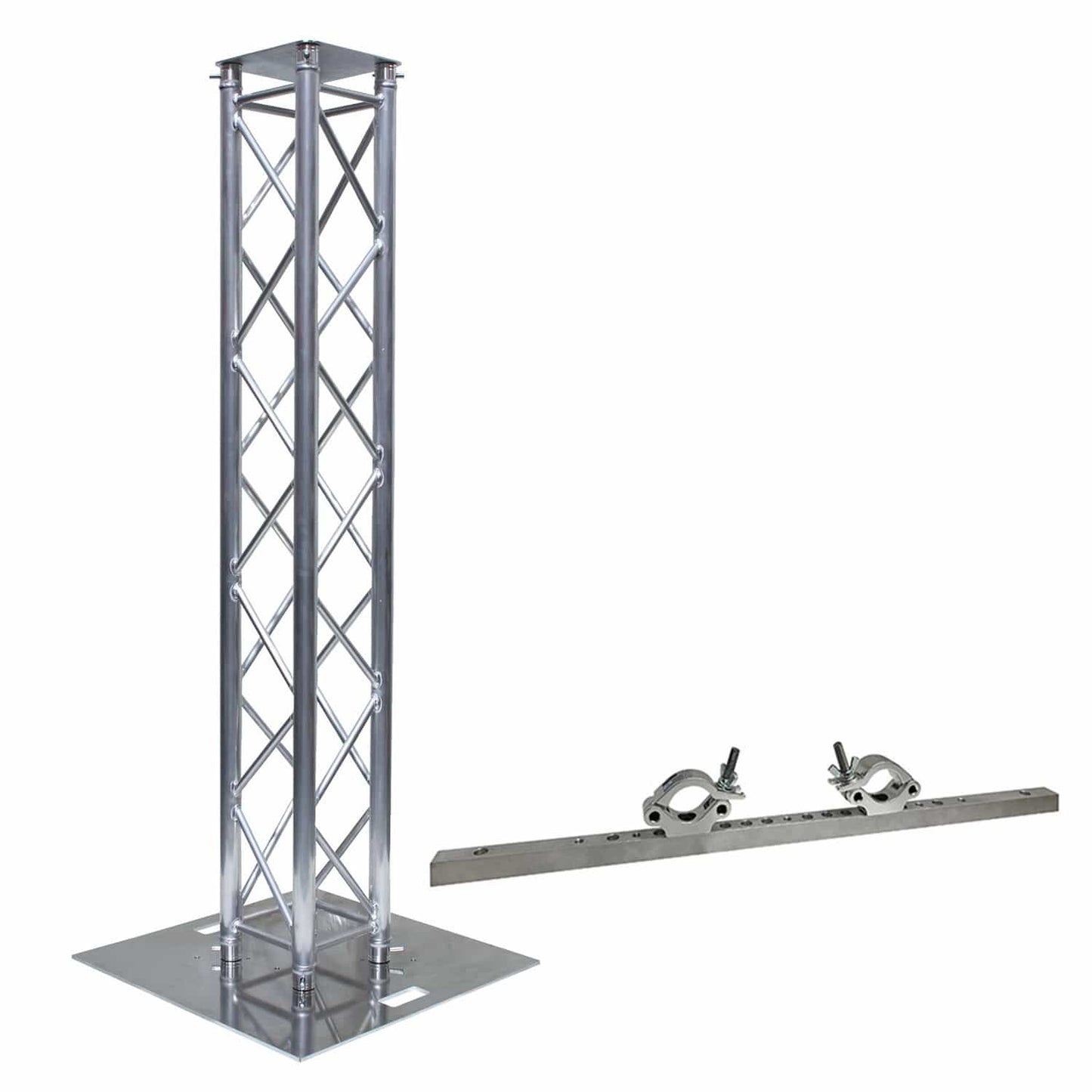 Global Truss Light Weight 6.36 Ft Totem with TV Mount - ProSound and Stage Lighting