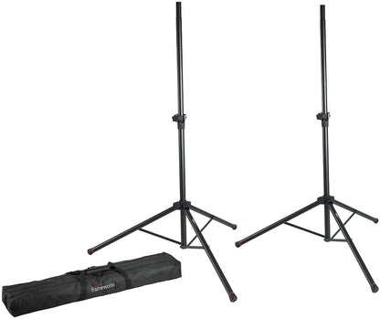 Gator Speaker Stands with 15" Speaker Stretch Covers White - PSSL ProSound and Stage Lighting