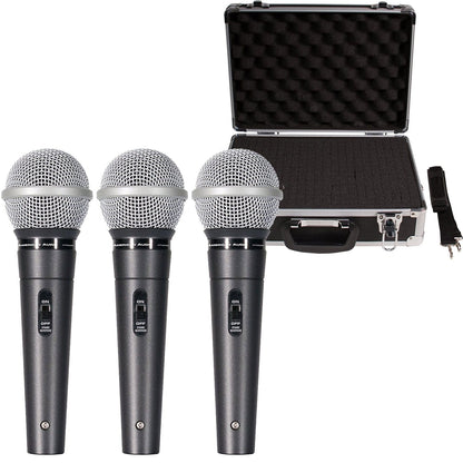American Audio VPS-20 Dynamic Mic 3-Pack with Case - ProSound and Stage Lighting