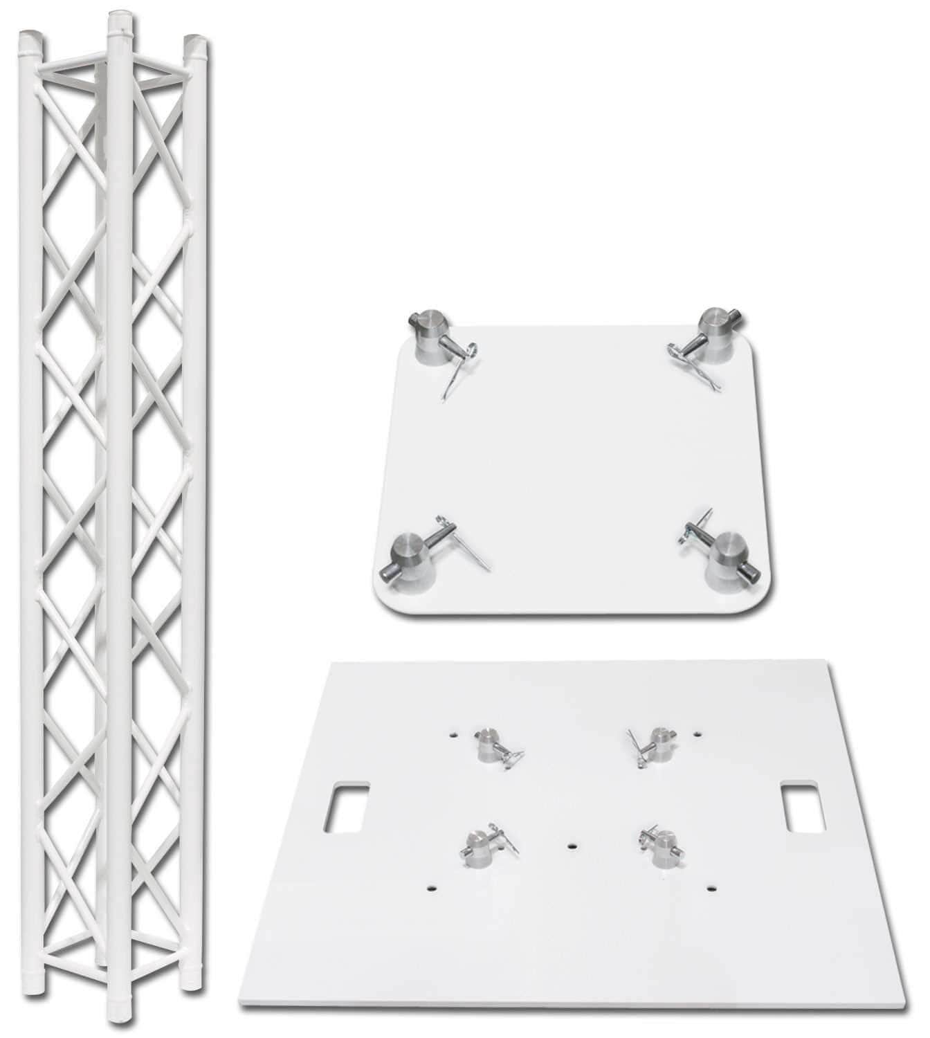Global Truss White Lighting Truss 6.56 Ft F34 Totem System - ProSound and Stage Lighting