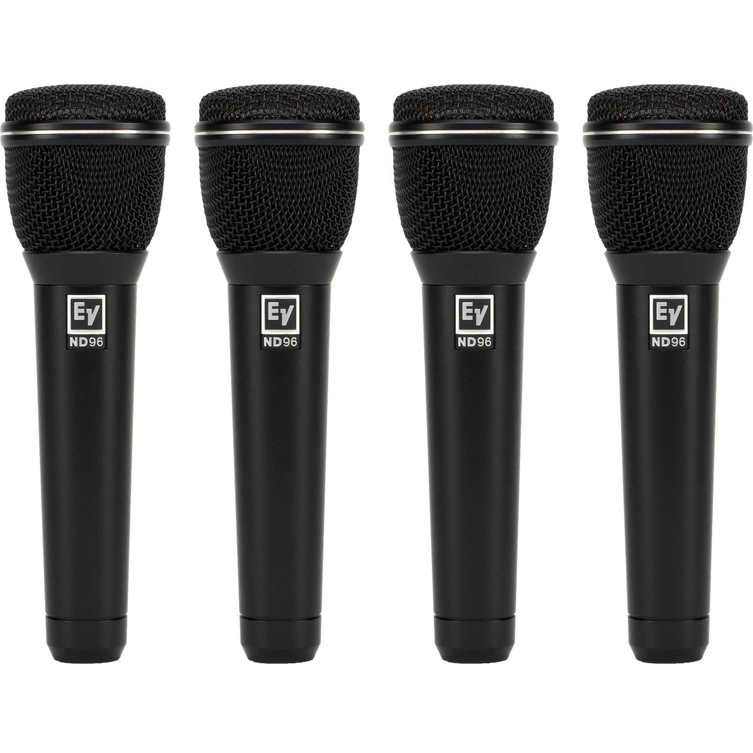 Electro-Voice ND96 Supercardioid Dynamic Vocal Mic 4-Pack - ProSound and Stage Lighting