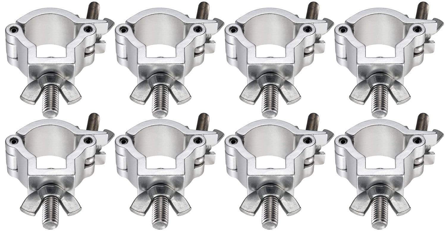Global Truss Light Duty Jr Clamp 8-Pack for F23 Truss - ProSound and Stage Lighting