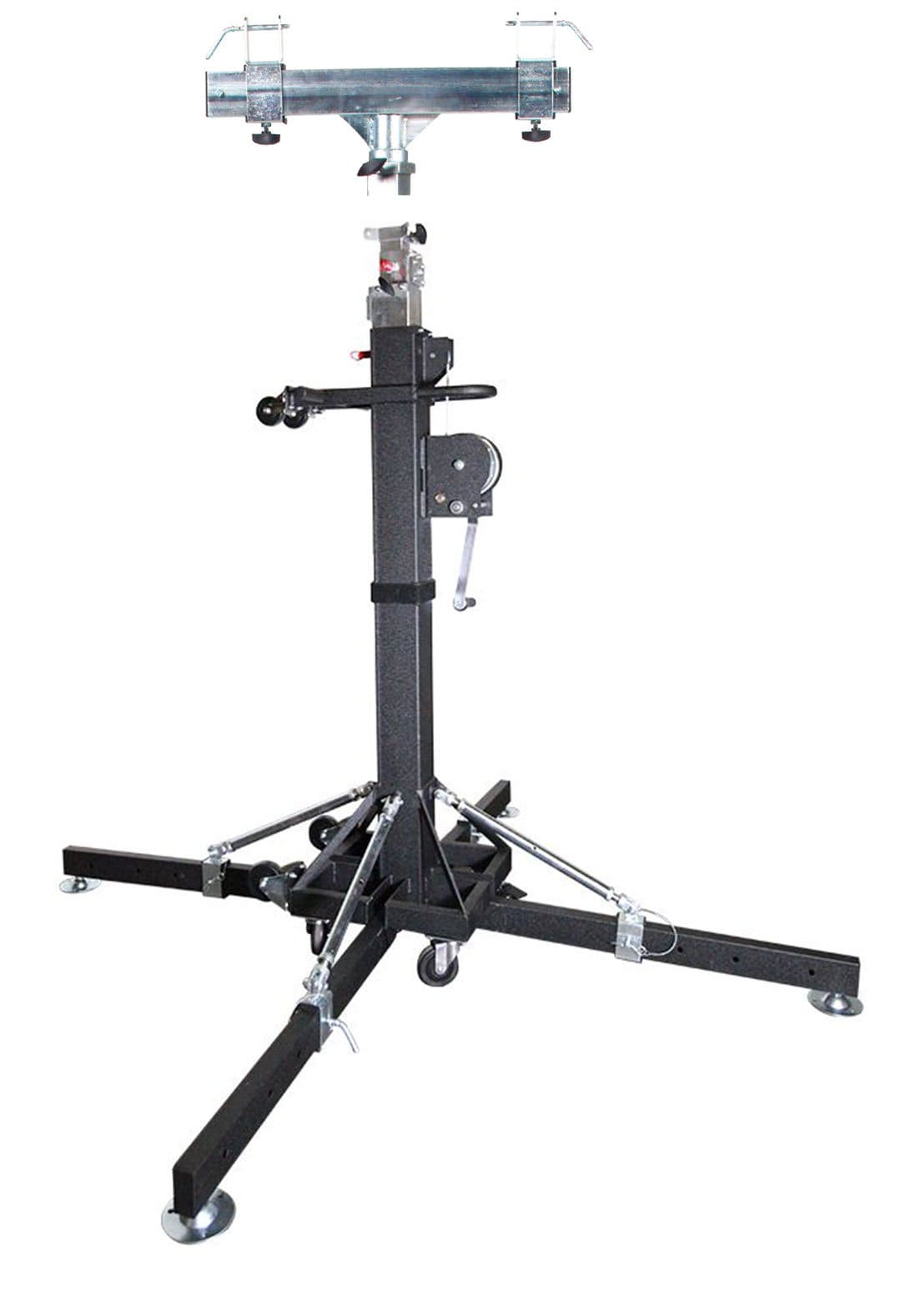 Global Truss ST-180 Heavy Duty Crank Stand with Adapter - ProSound and Stage Lighting