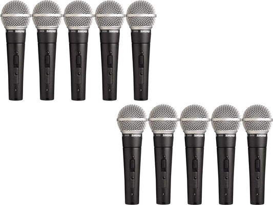 Shure SM58S Dynamic Mic with On-Off Switch 10-Pack - ProSound and Stage Lighting