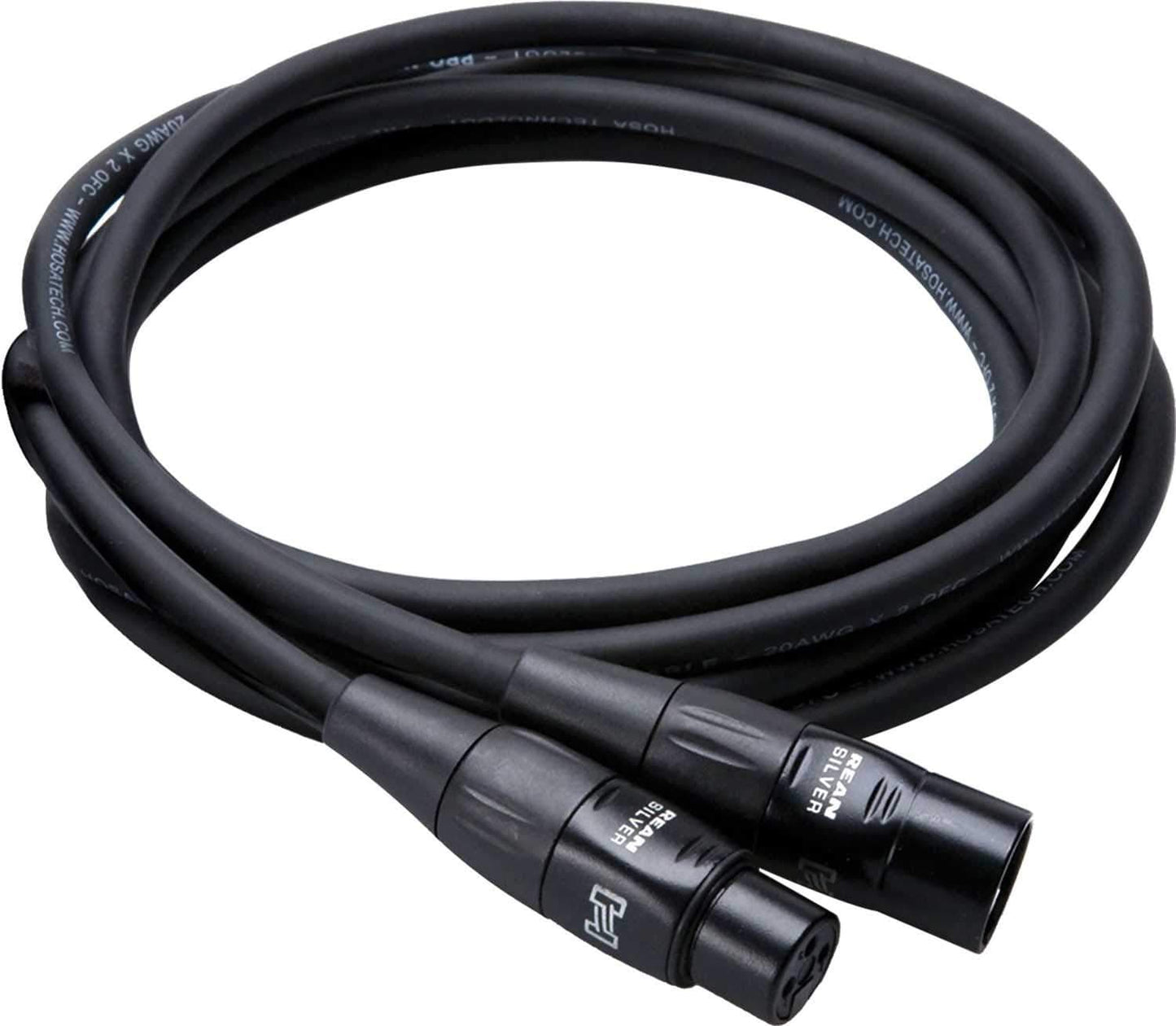 Hosa HMIC-005 5Ft Rean XLR Mic Cable 4-Pack - ProSound and Stage Lighting