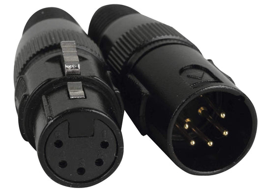 Accu-Cable 5 Pin Male Female DMX Connectors - ProSound and Stage Lighting