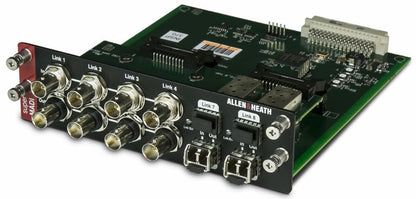 ALLEN & HEATH 4 MADI Links via BNC and SFP, 128 x 128 96kHz MADI Card -  PSSL ProSound and Stage Lighting