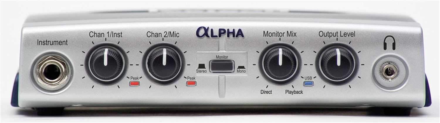 Lexicon Alpha Desktop Studio USB Audio Interface - ProSound and Stage Lighting
