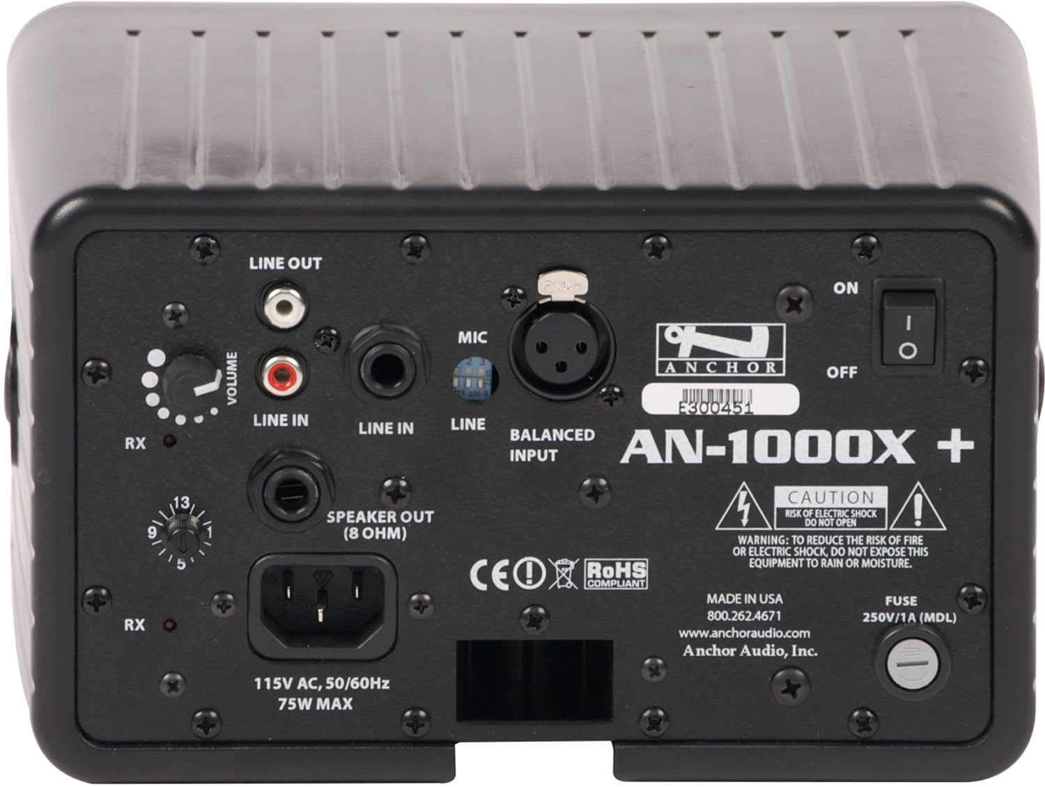 Anchor AN-1000XF1-Plus with 1 Wireless Receiver - ProSound and Stage Lighting
