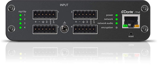 Shure ANI4IN-BLOCK 4-Input Audio Network Interface - ProSound and Stage Lighting