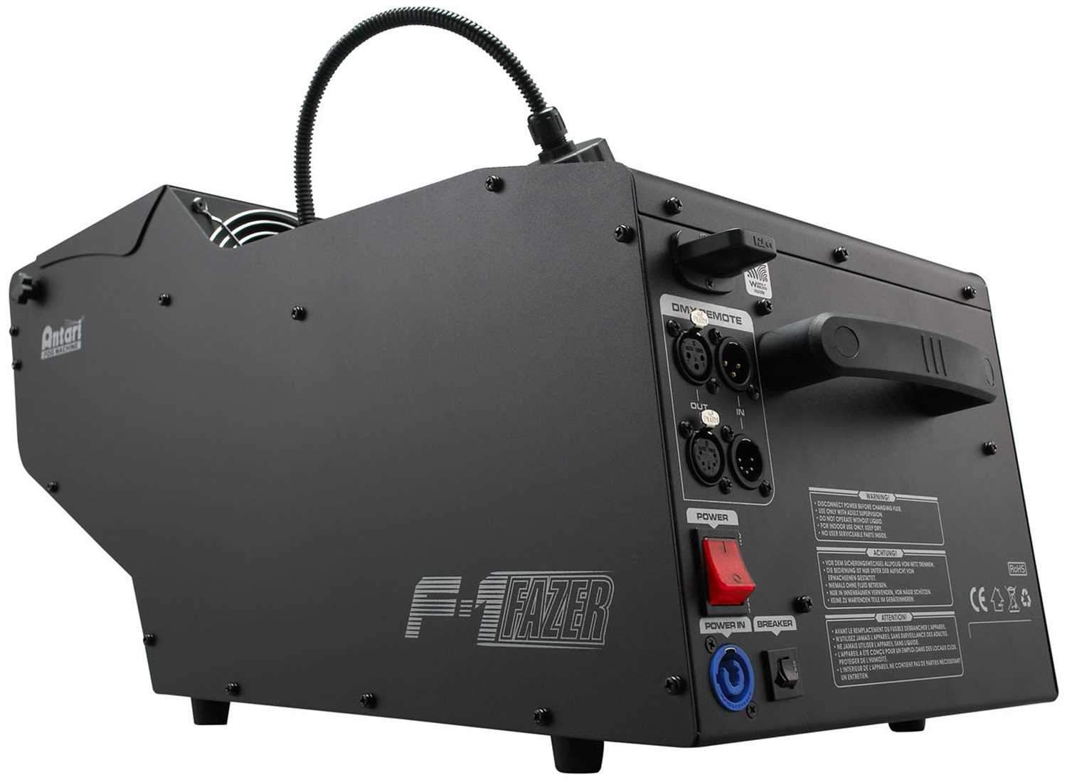 Antari F-1 Silent Wireless DMX Pro Touring Faze Machine - ProSound and Stage Lighting