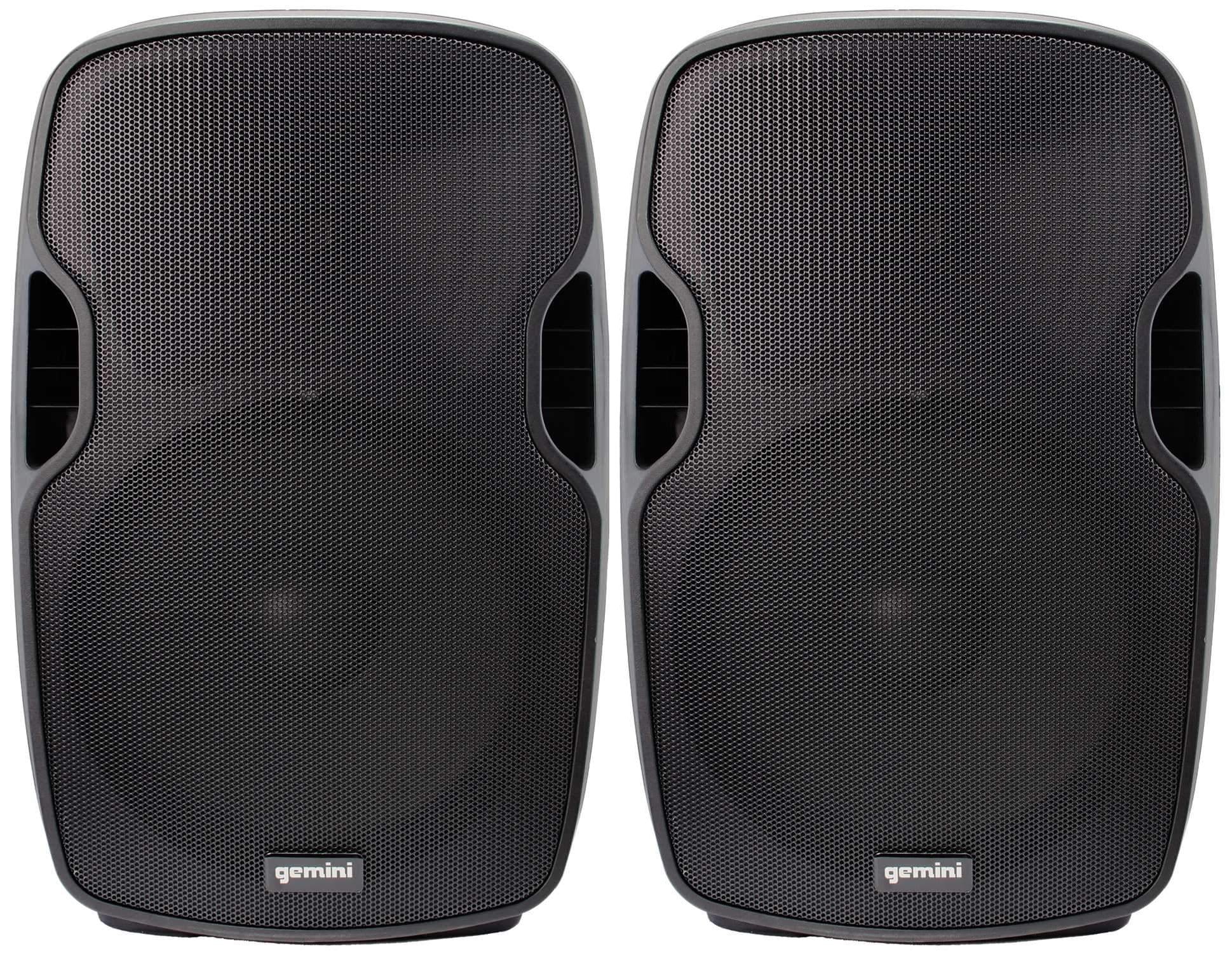 Gemini AS-12BLU 12-Inch Powered Speaker Pair with Bluetooth - PSSL ProSound and Stage Lighting