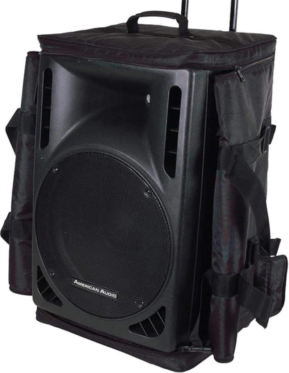 Arriba AS175 Rolling Speaker Bag with Wheels - ProSound and Stage Lighting