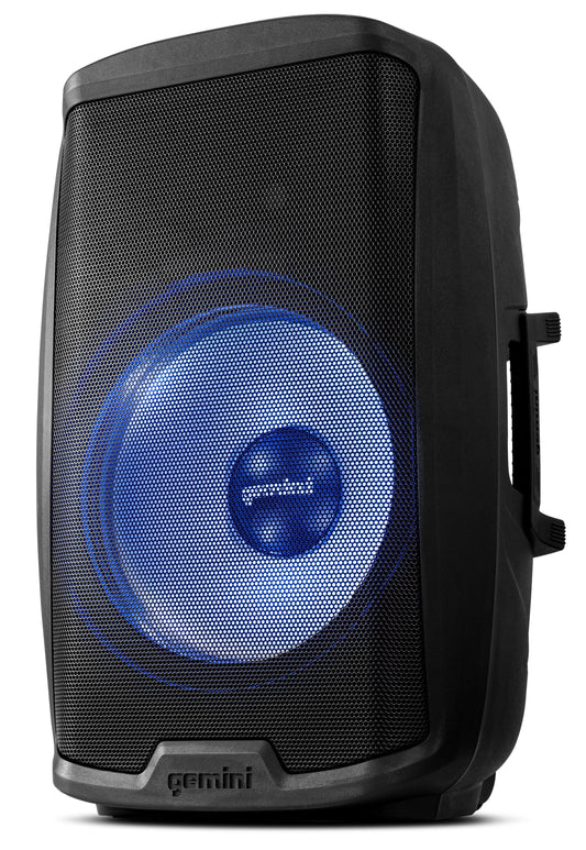 Gemini AS-2115BT-LT 15-Inch Powered Speaker w/ LED Lights - ProSound and Stage Lighting