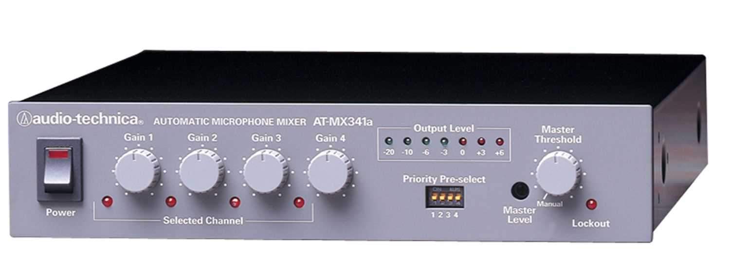 Audio Technica ATMX341A 4 Ch Automatic Smart Mixer | PSSL ProSound