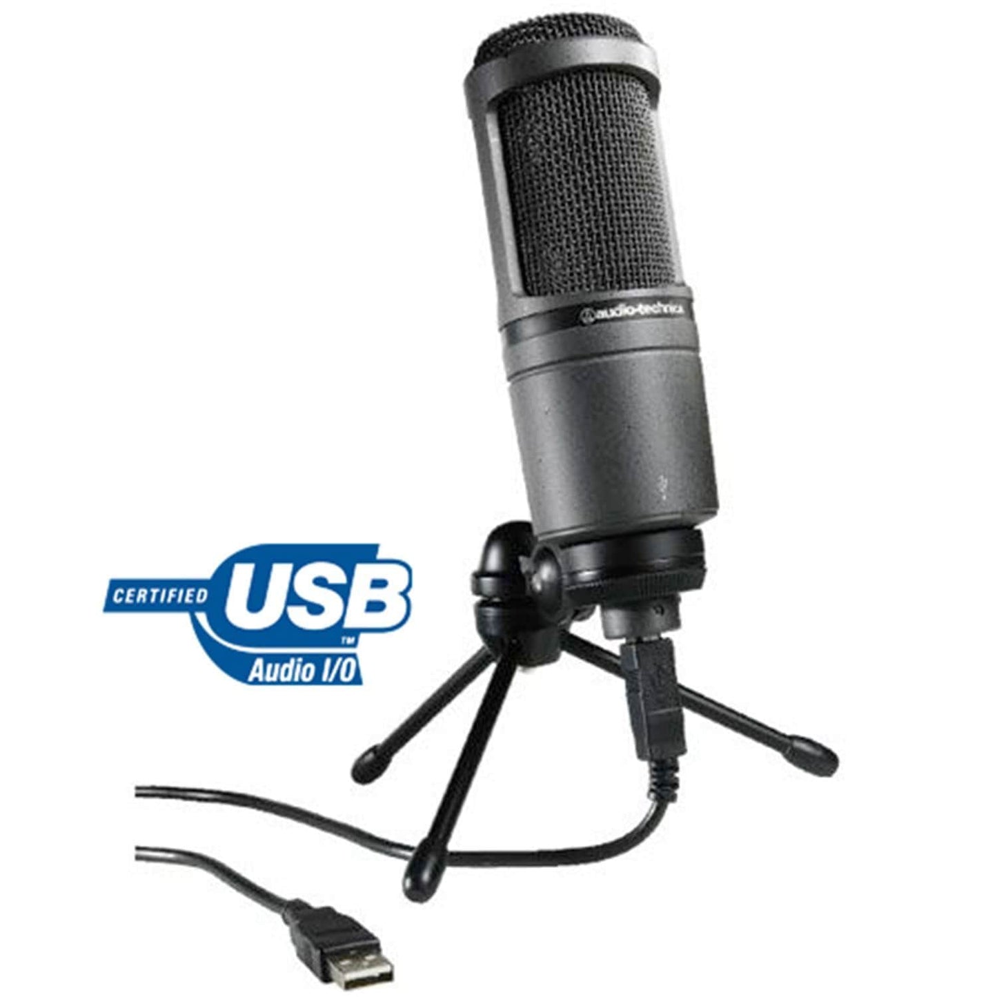 Audio Technica 2020USB USB Large Condenser Mic - ProSound and Stage Lighting