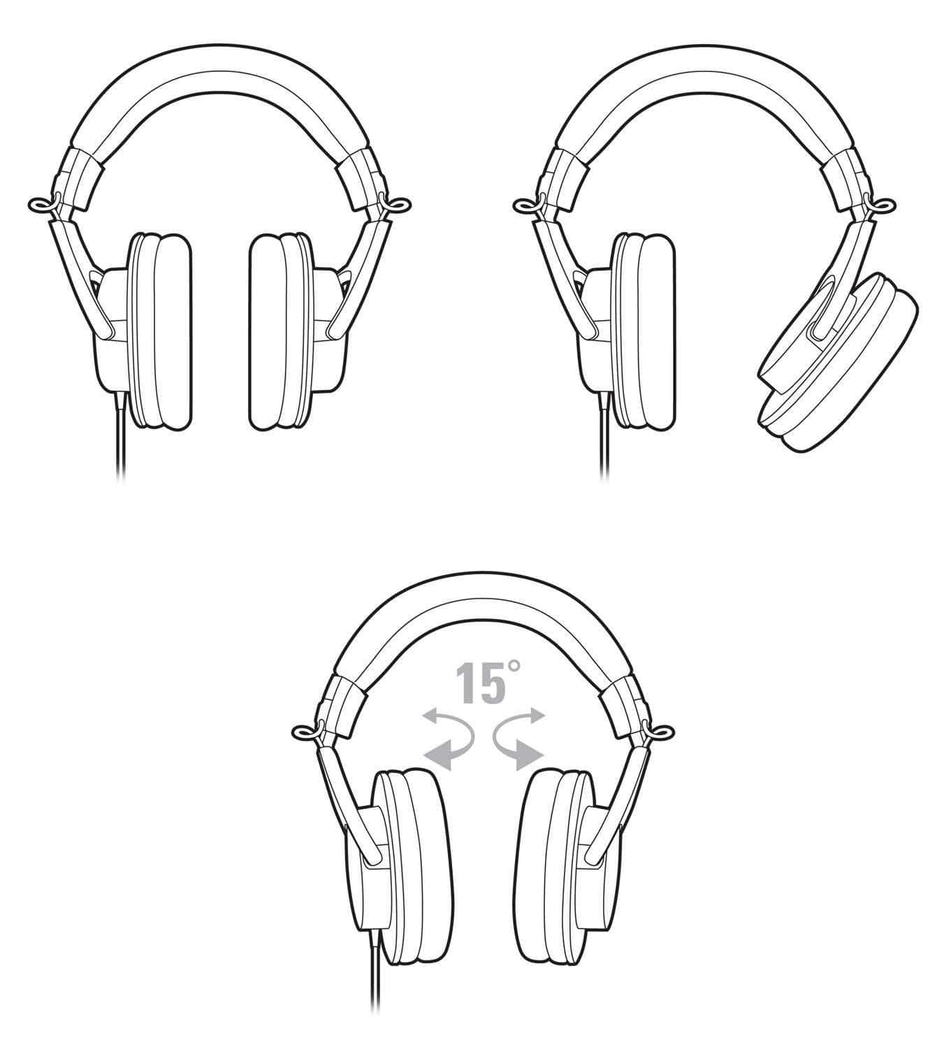 Audio Technica ATH-M20X Pro DJ Monitor Headphones - ProSound and Stage Lighting