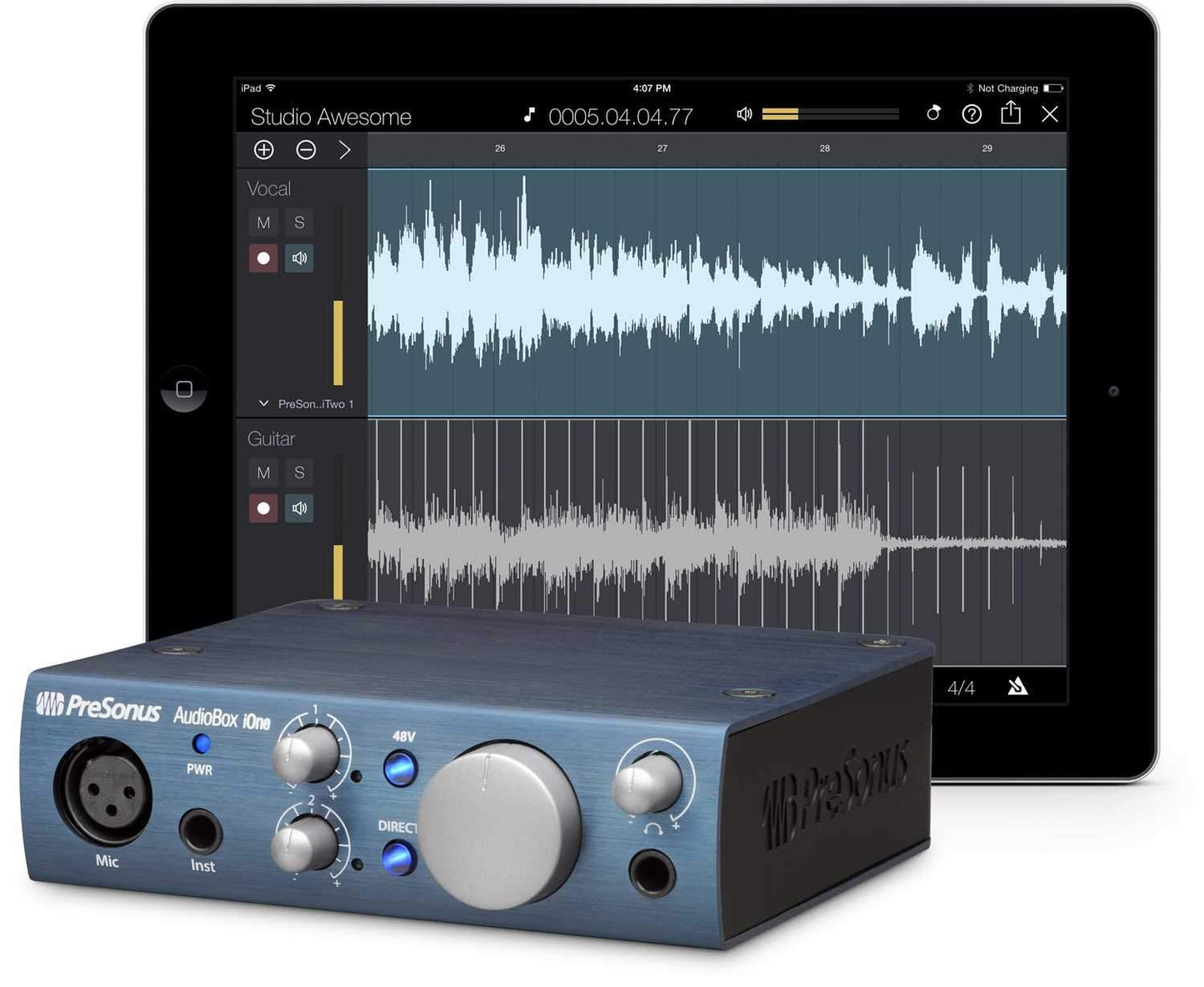 PreSonus Audiobox iOne USB & iPad Audio Interface - ProSound and Stage Lighting