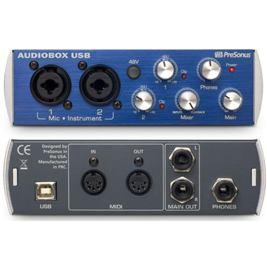 PreSonus AudioBox USB 2x2 Audio Interface - ProSound and Stage Lighting