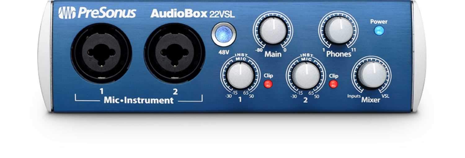 PreSonus AudioBox 22VSL USB Audio Interface - ProSound and Stage Lighting