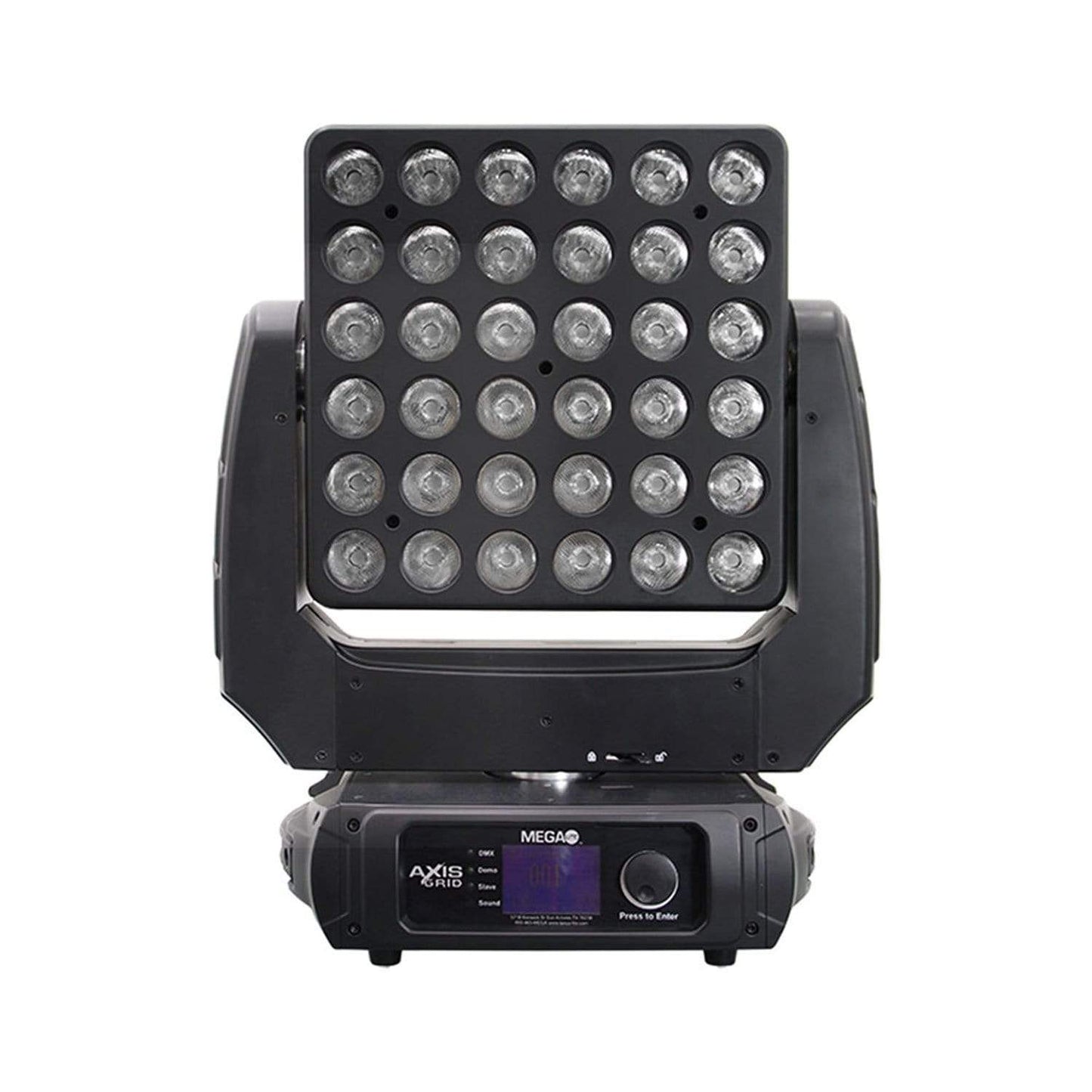 Mega Lite Axis Grid 36x10-Watt RGBW LED Moving Head - ProSound and Stage Lighting