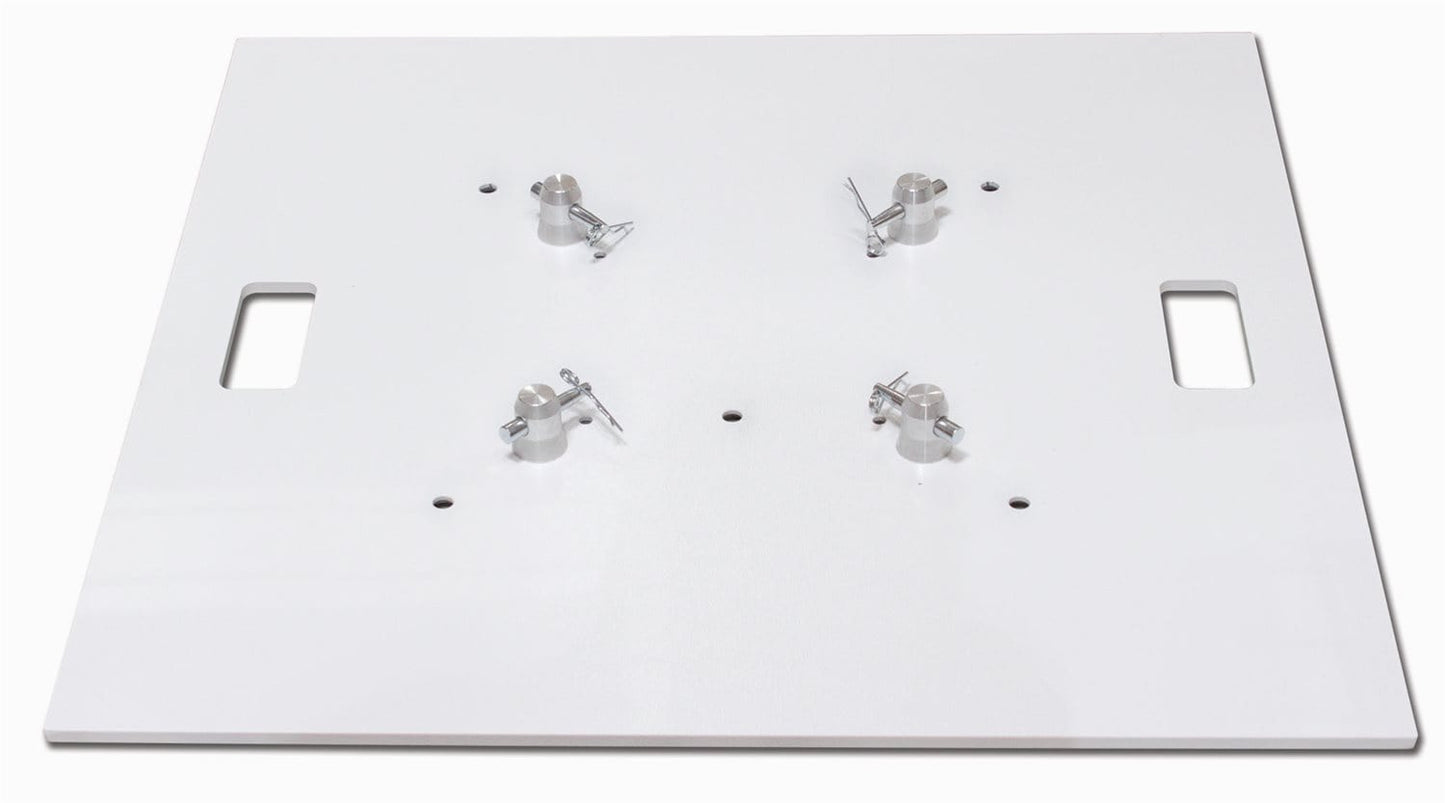 Global Truss White Lighting Truss 30"x30" F34 Aluminum Base Plate - PSSL ProSound and Stage Lighting