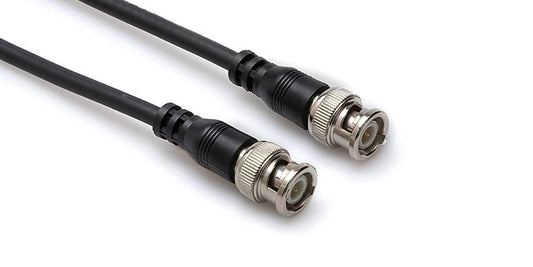Hosa BNC-58-101 50-ohm Coax BNC Cable 1 Foot - ProSound and Stage Lighting