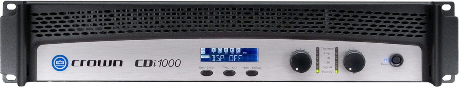 Crown CDi1000 2-Channel 500W Power Amplifier - PSSL ProSound and Stage Lighting