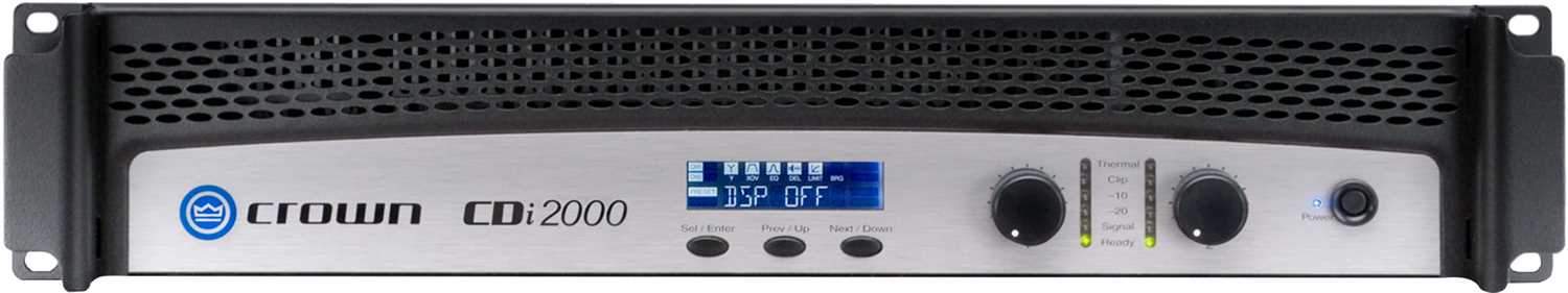 Crown CDi2000 2-Channel 800W Power Amplifier - ProSound and Stage Lighting