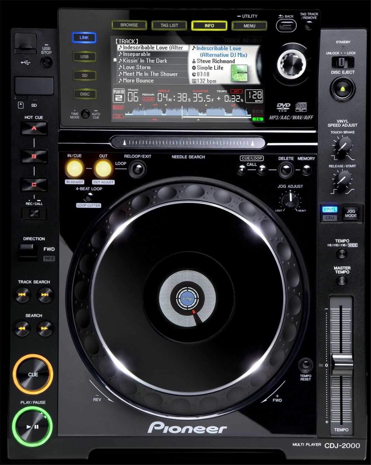 Pioneer DJ CDJ-2000 Professional Multi Format Player