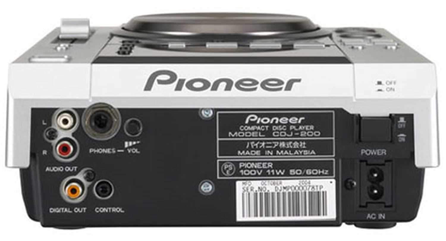 Pioneer CDJ 200 Table Top CD Player Mp3 - ProSound and Stage Lighting