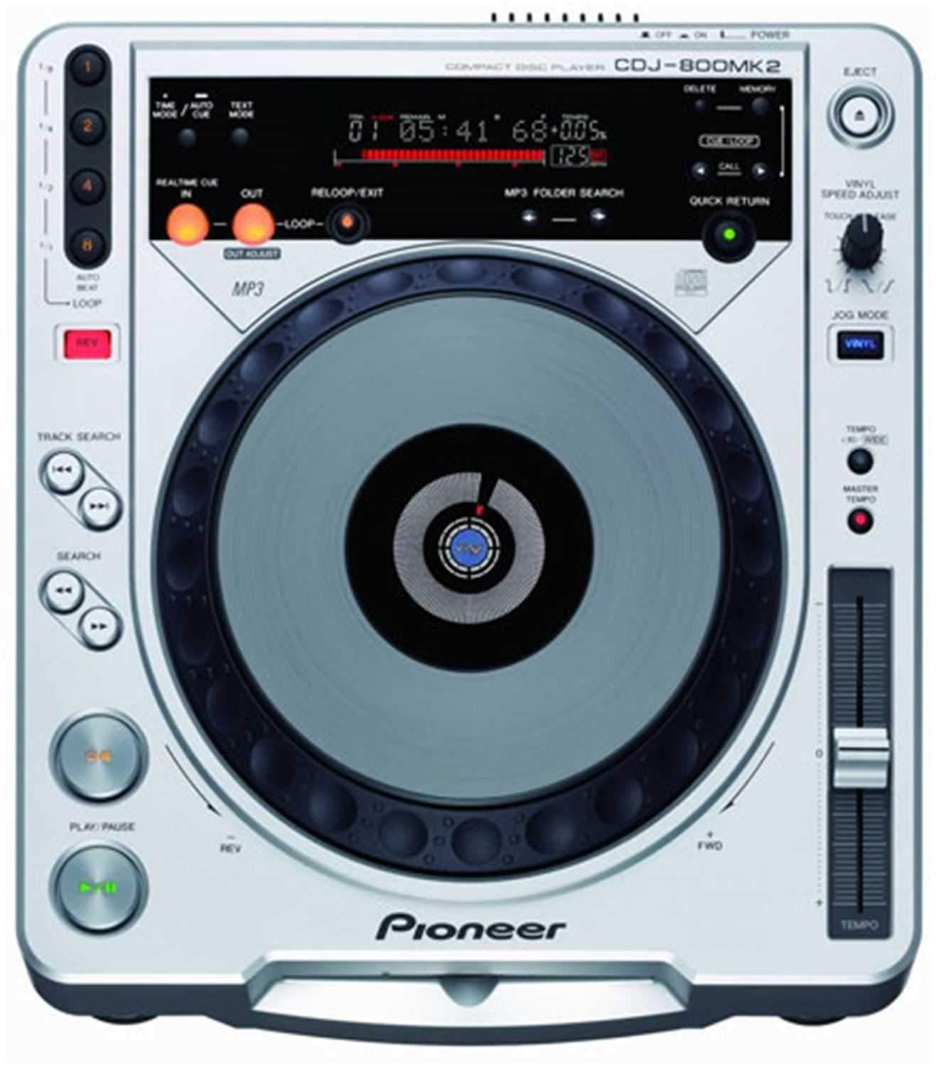 Pioneer DJ CDJ-800MK2 Table Top CD Player With MP3