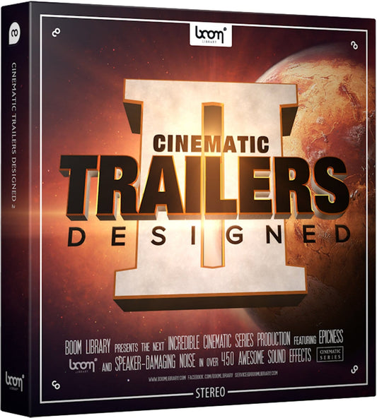 BOOM Cinematic Trailers Designed 2 Sound Effects - PSSL ProSound and Stage Lighting