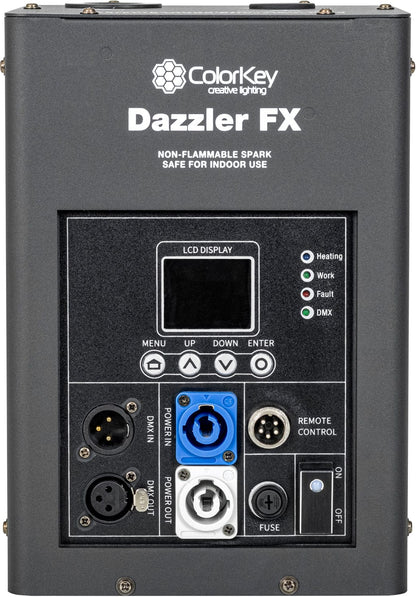 ColorKey Dazzler FX Cold Spark Machine Black - PSSL ProSound and Stage Lighting