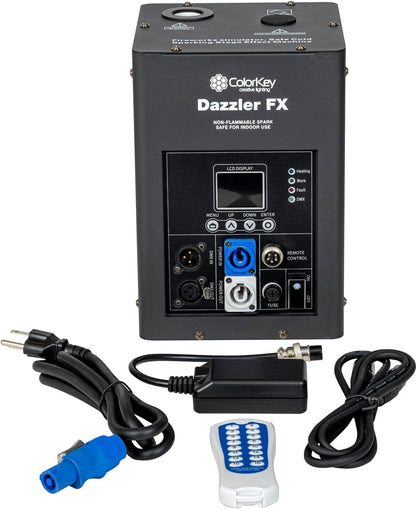 ColorKey Dazzler FX Cold Spark Machine Black - PSSL ProSound and Stage Lighting