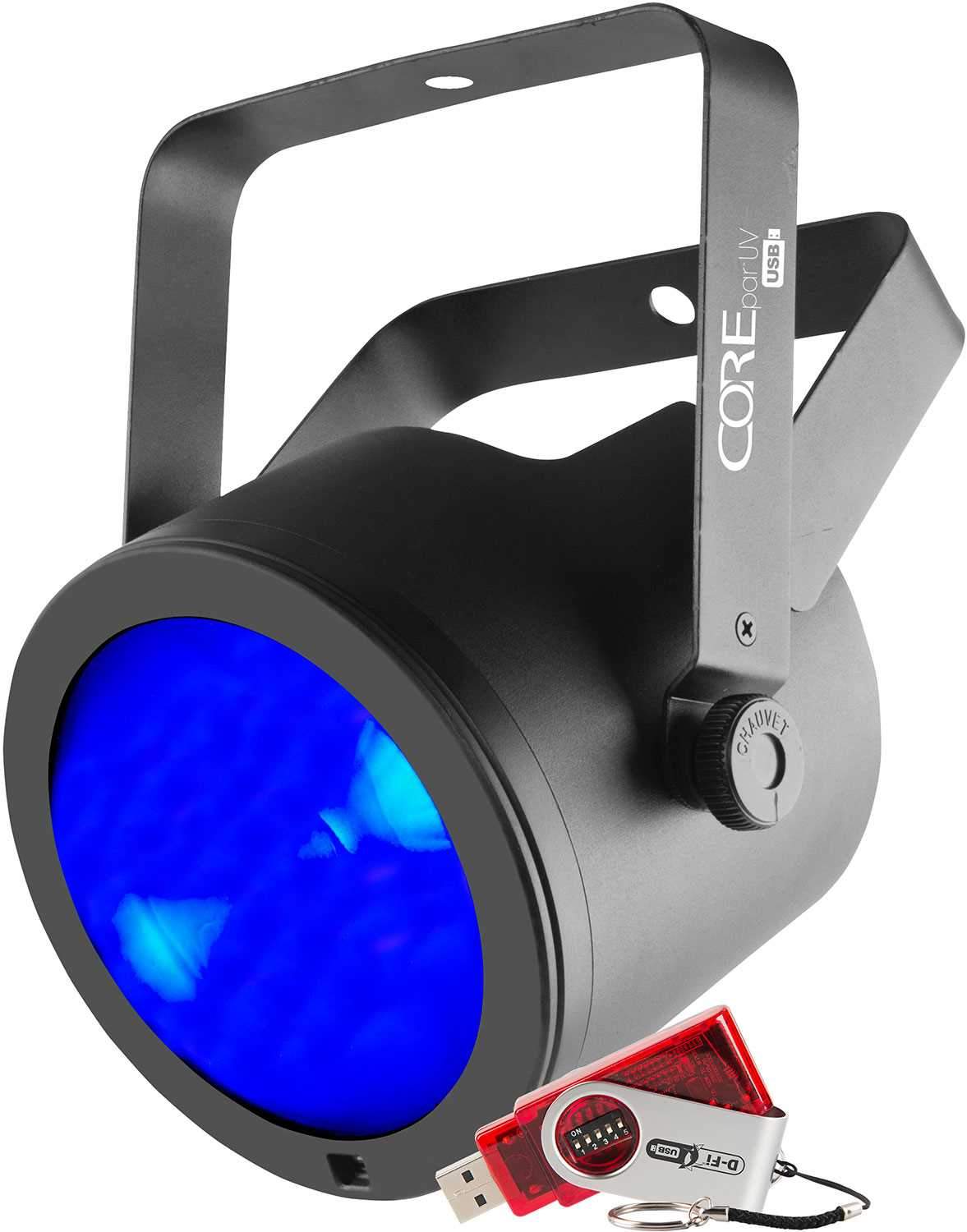 Chauvet COREpar UV USB COB LED UV Wash with USB DMX - ProSound and Stage Lighting