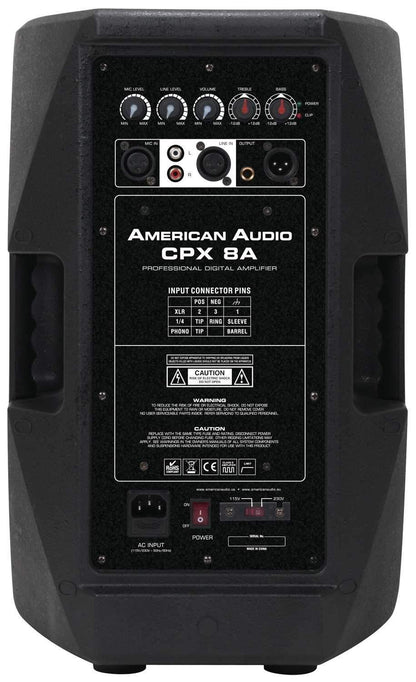 American Audio CPX8A 8-Inch 2-Way Powered Speaker - ProSound and Stage Lighting