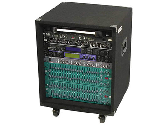 Odyssey CRE12W 12 Space Cpt Med Dty Rack Case with - ProSound and Stage Lighting