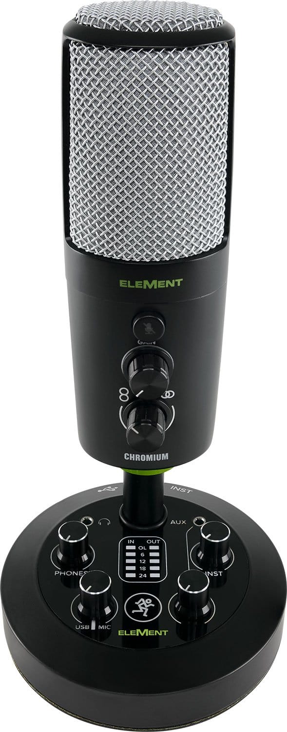 Mackie CHROMIUM USB Condenser Mic w Built-in Mixer - PSSL ProSound and Stage Lighting