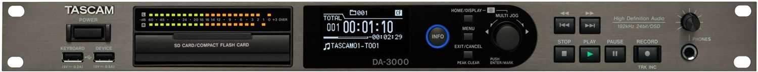 Tascam DA3000 Stereo Master Recorder & ADDA - ProSound and Stage Lighting