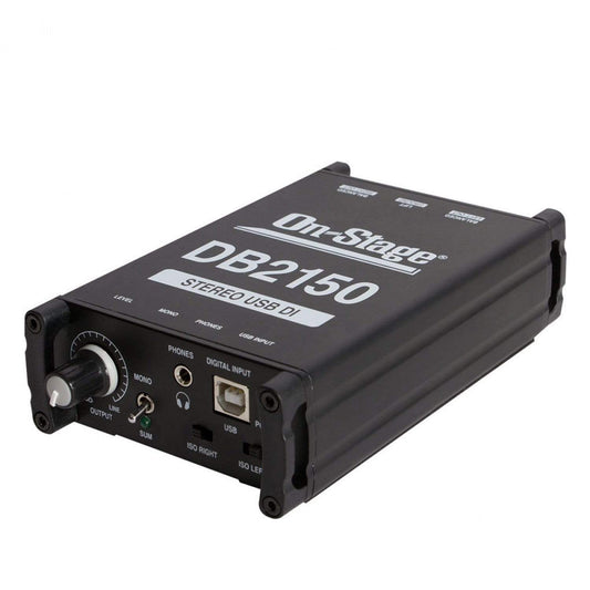 On-Stage DB2150 Stereo USB DI Box - ProSound and Stage Lighting